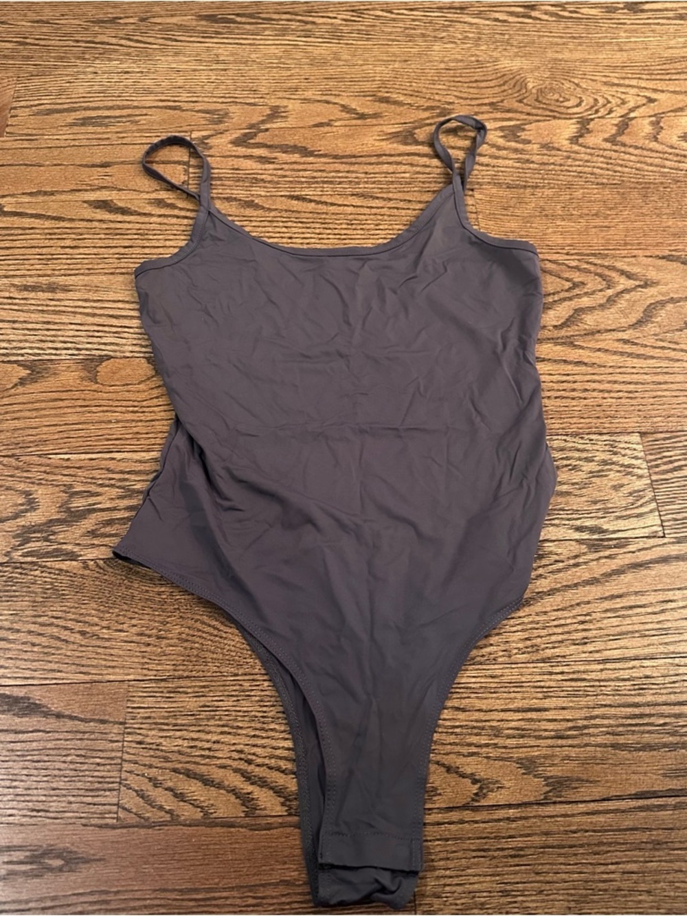 Dark Gray Tank Bodysuit